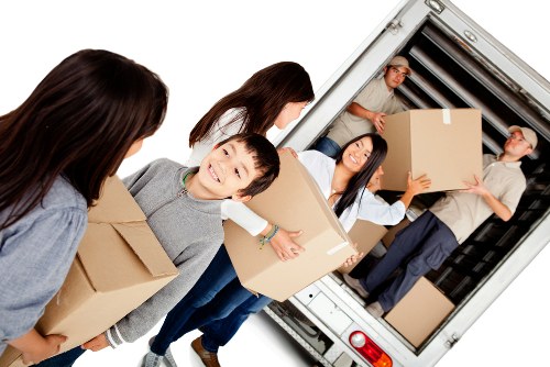 Removal team working on a residential move in Streatham