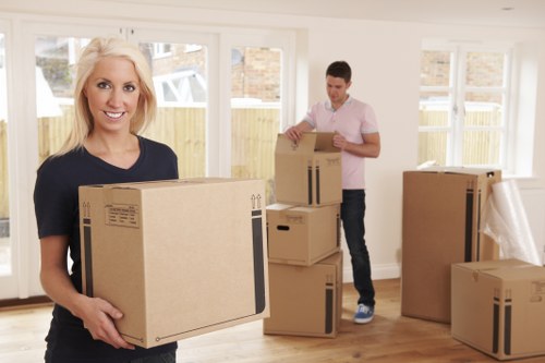 Van loading support for a flat move in Streatham