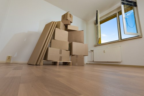 Removal van service for a local move in Streatham