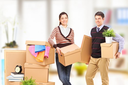 Local team collecting bulky furniture from a residential property in Streatham