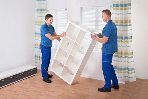 Removal van loading household items for an urgent Streatham property move