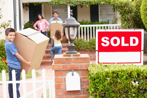 Removal van prepared for a Streatham home relocation